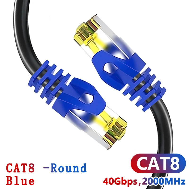 CAT 8 Blue Round