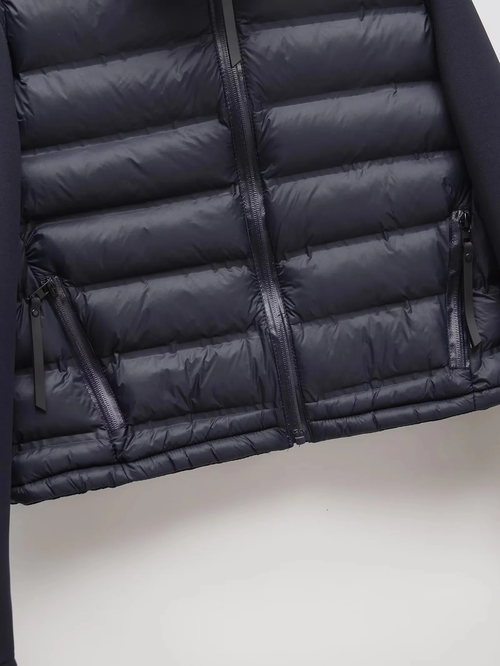 Casacos De Inverno Feminino szatrafins Woman's Jacket Coat Patchwork Cropped Long Sleeve Coat Armygreen Parkas Veste Femme Parki