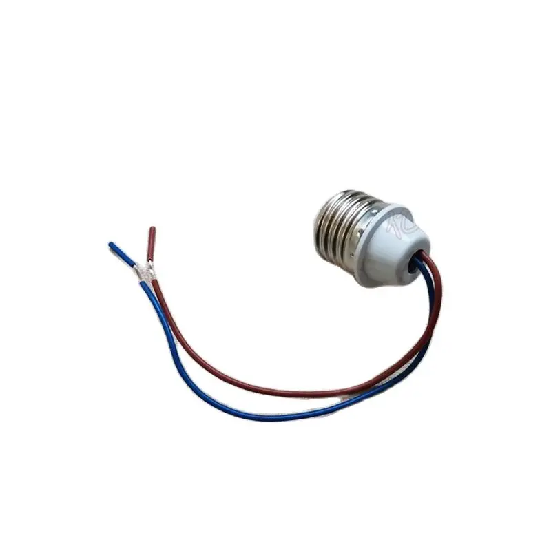 E14 E27 220V Lamp Holder Screw with Wire Plastic LED Lamp Base for Crystal Lighting Modification lamp bulb holder,lamp holder,lamp base,led lamp base