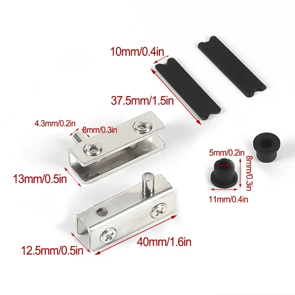 Stainless Steel Hinges Black Pivot Door Hinge For Glass Doors