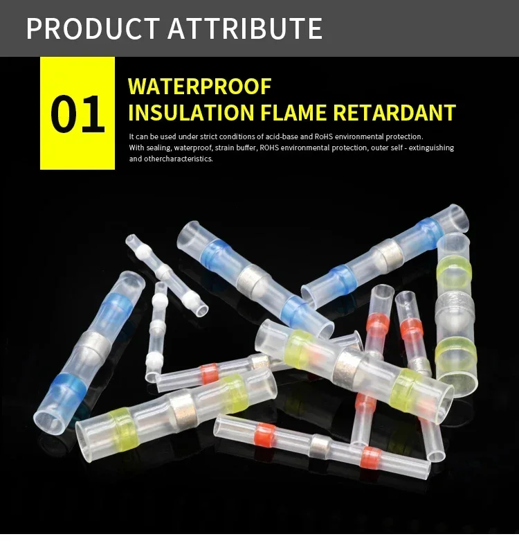 Kit Connettori 250 Pezzi Connettori A Saldare Termorestringenti - Impermeabili, Per Cavi Elettrici, Auto, Barca, Fai Da Te Connettori Cavi Elettrici - Foto 2