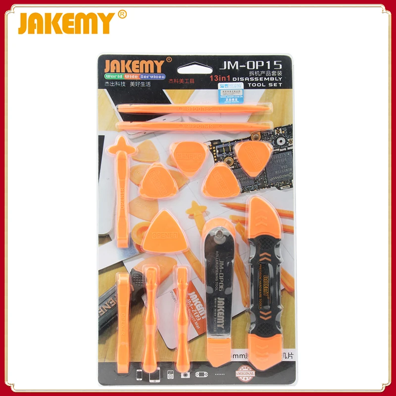 Jakemy 13 In 1 Strumenti Di Riparazione Per L'Apertura Della Leva Dello Smartphone Per Iphone Ipad Samsung Tablet Set Di Strumenti Per Lo Smontaggio D