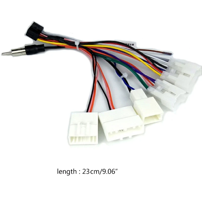 16 Pin Electrical Wire Radio DVD Navigation Wiring Harness For Toyota-Power Speaker Connector Receiver audio speaker wiring kit,electrical wire cable