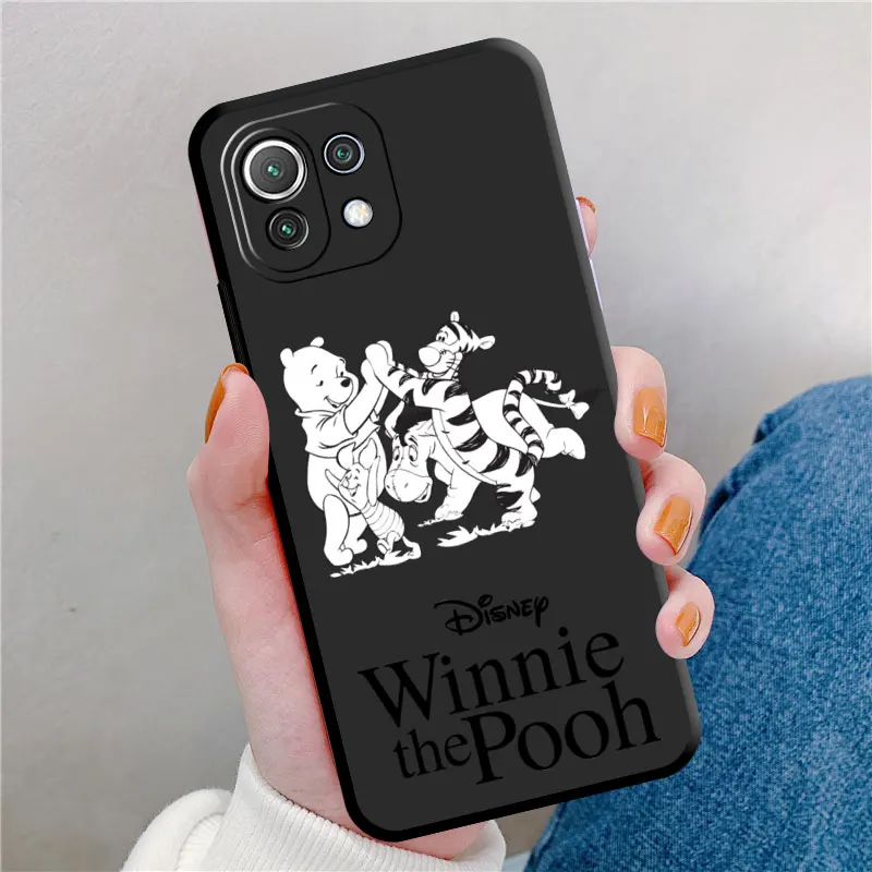 Case For Xiaomi Mi Poco X3 NFC 11 Lite 11T Pro X5 X4 M3 M4 F3 12 10T 9T F1 C40 C51 C55 Soft Phone Cover Pooh The Winnie Bear Sac