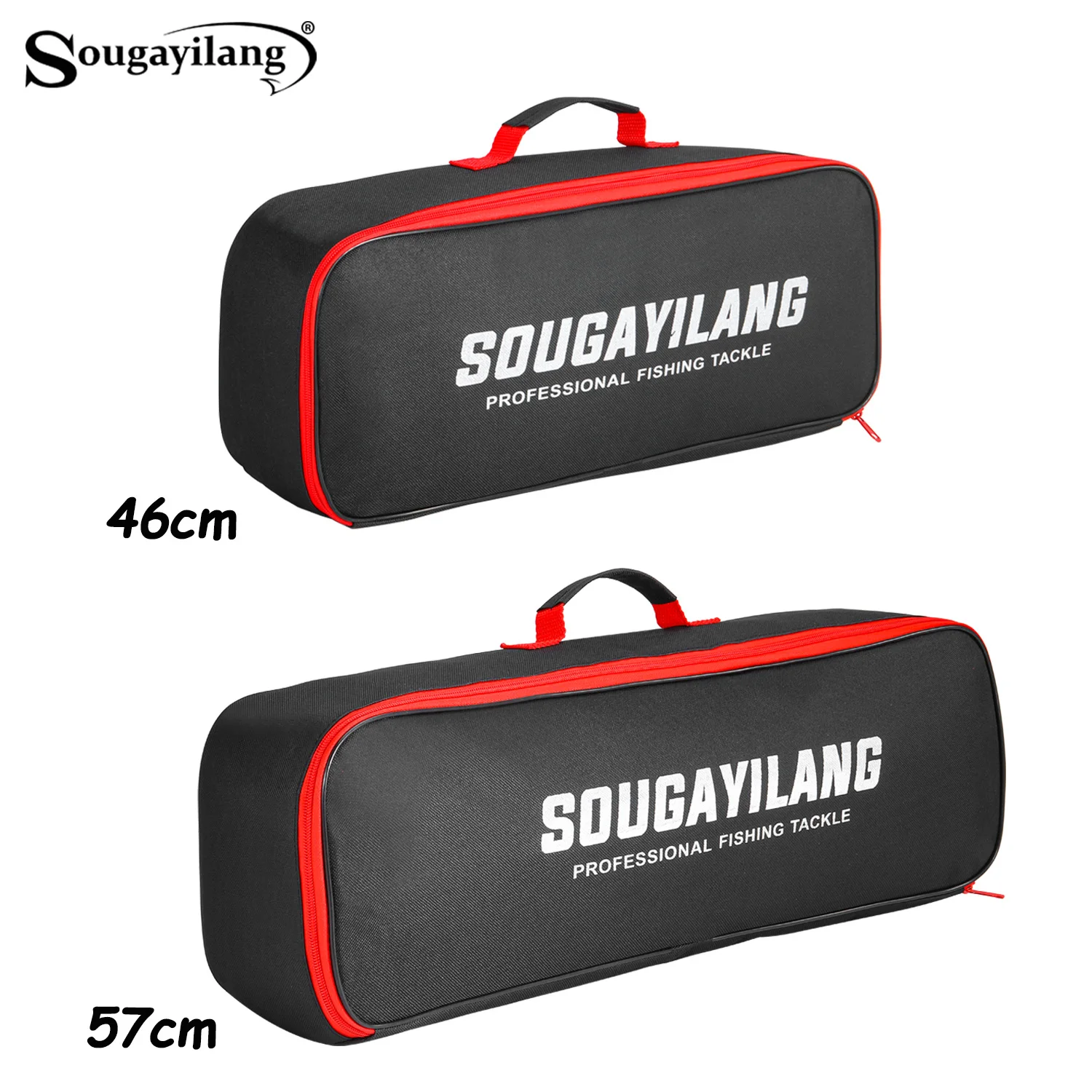 Sac de pêche Sougayilang 46cm/57cm grande capacité 100b - Sac étanche oxford portable pour matériel de pêche