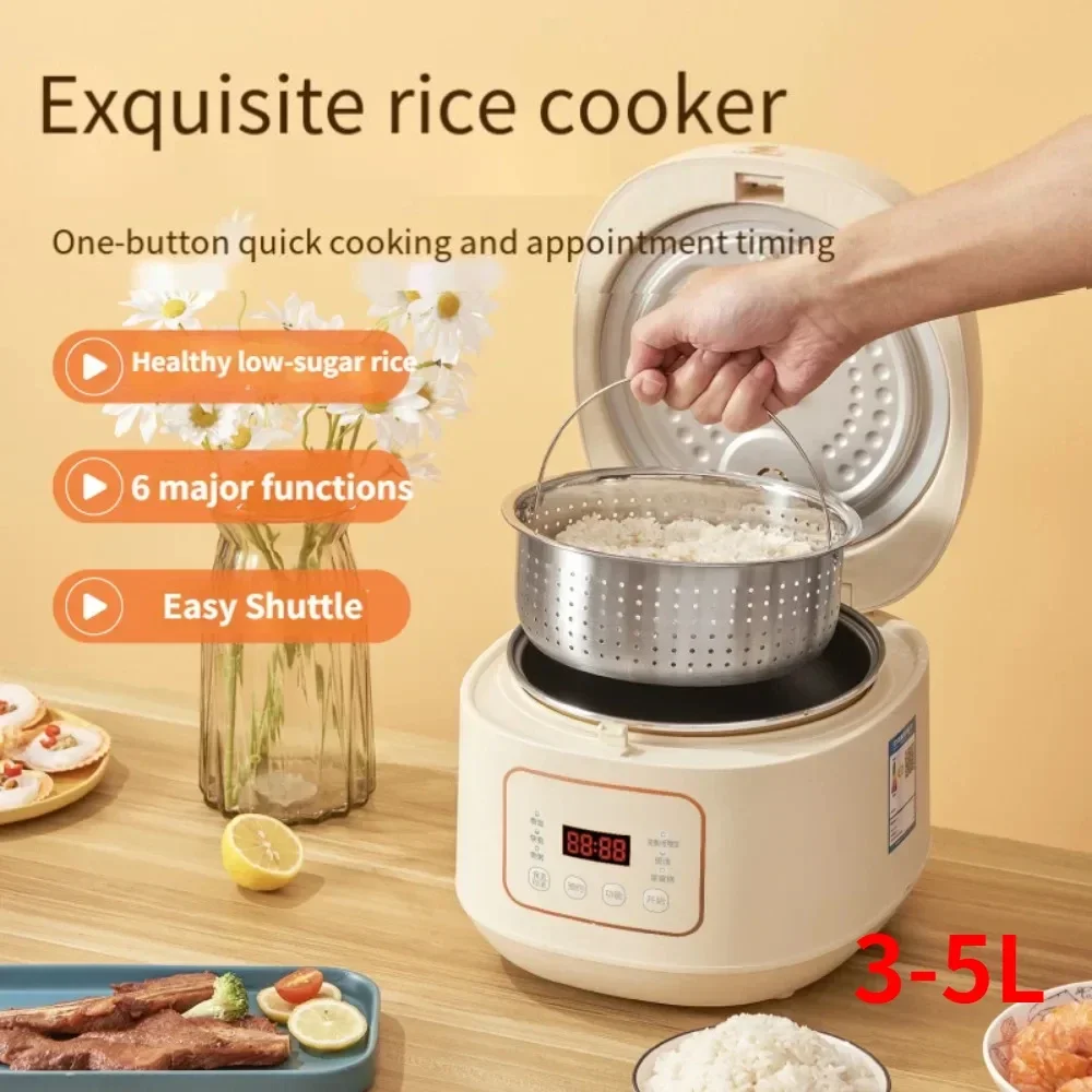 3L 5L Shenhua Household Large Capacity Rice Soup Separation Intelligent Electric Rice Pot Multifunctional Electric Rice cooker