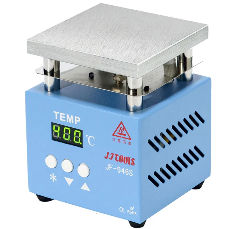 

JF-946S 300W Heating Platform Preheating Station Constant Temperature Heating Plate Station Mobile Maintenance Tools 110/220V