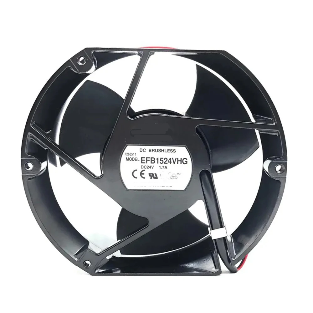 EFB1524VHG DC 24V 1.7A 28.1W 4300RPM 17cm 17050 170*150*50mm 냉각 팬