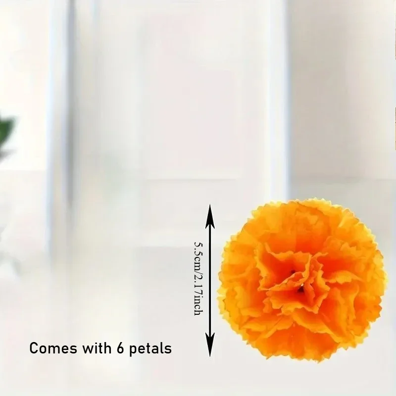 Artificial Carnation Marigold Flowers for Diwali Festival Decor