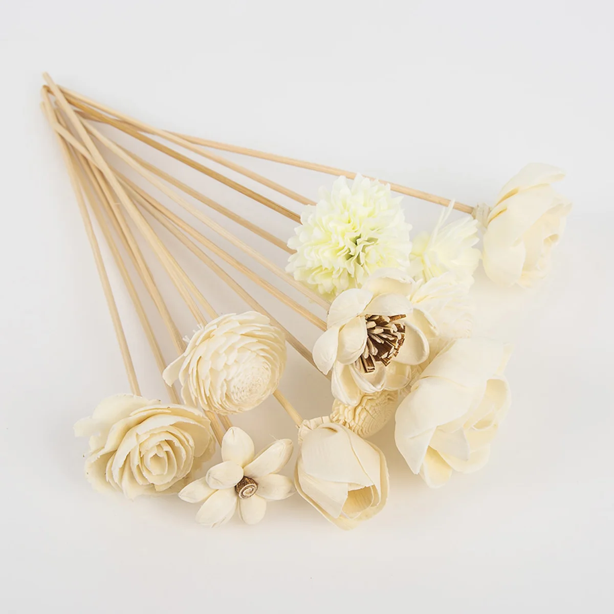 11 pcs Artificial Flower Rattan Sticks Fireless Fragrances Reed Diffuser Stick Reuse DIY Handmade Ornaments Home Decor reed diffuser stick