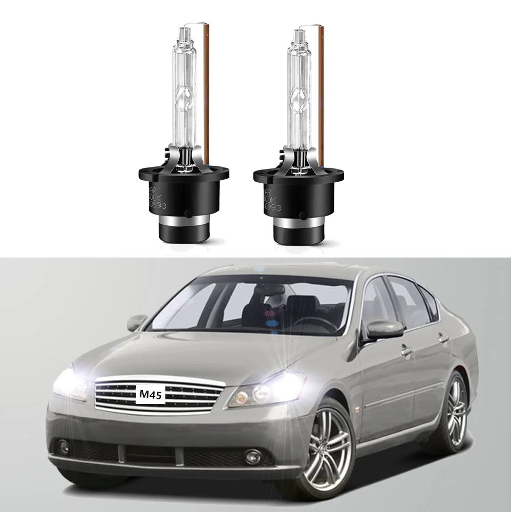 For Infiniti M45 2006 2007 2008 2009 2010 6000K HID Xenon Headlight Bulb Low Beam (Only fit original bulb is Xenon）