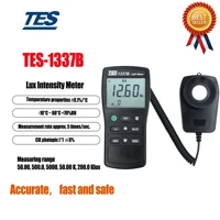 TES-1337B Lux Intensity Meter Measuring Levels Ranging 0.1-200Klux.0.01-20.00.Spectral Sensitivity Close to CIE Photopic Curve. 1