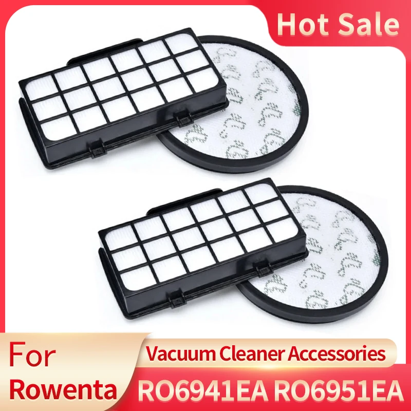 Replacement filters for Rowenta X-Trem Power Cyclonic vacuum cleaner RO6941EA RO6951EA RO6963EA RO6971EA RO6984EA RO6993EA vacuum cleaner accessories