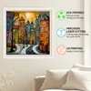 Unique Cartoon City Wooden Puzzle - Creative Irregular Shape Christmas, Birthday, and Holiday Perfect Gift  Suitable for Friends 4