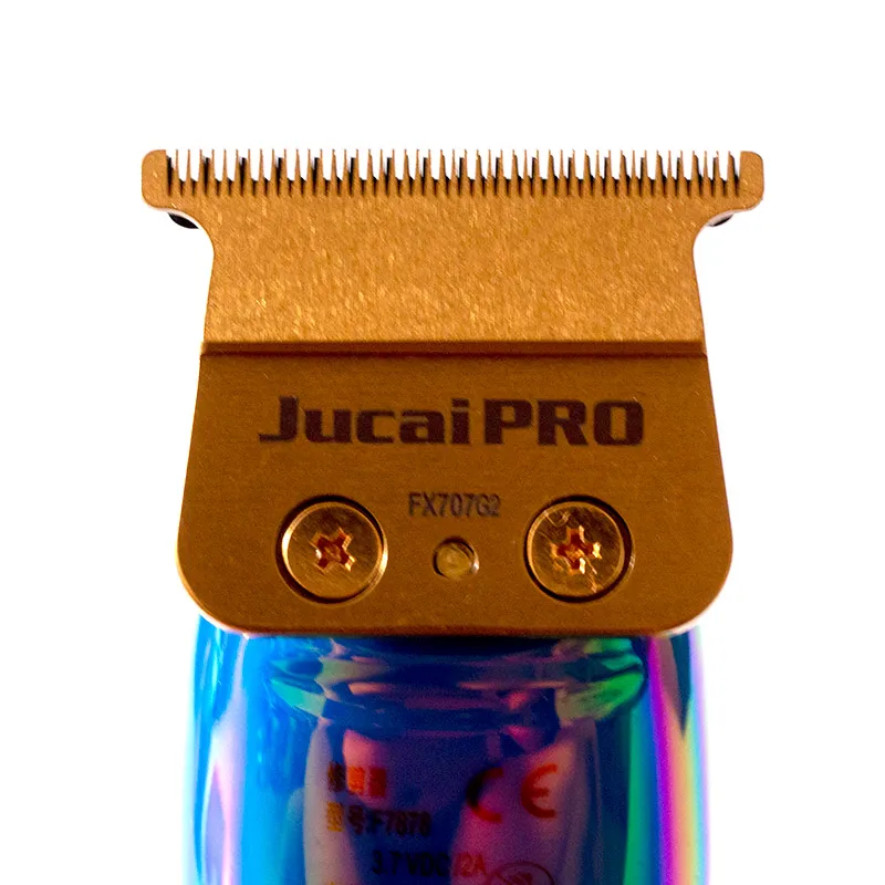 Jucai Pro Professional Electric Hair Clipper Ultra-Thin 0 Pitch Engraving Electric Trimming 7200rpm Hair Salon Cordless Charging