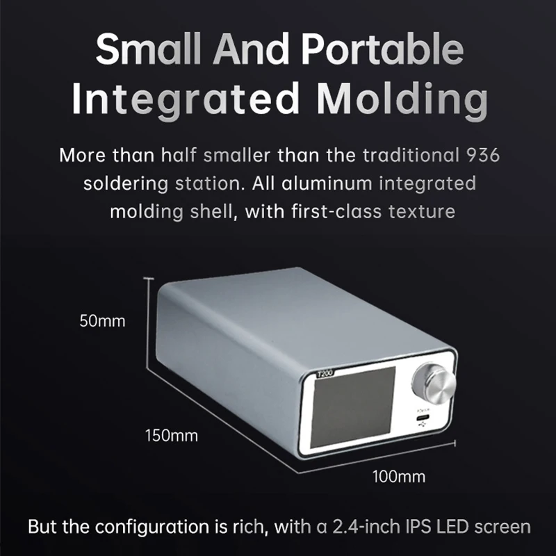 Soldering Station Soldering Tool ALIENTEK T200 Soldering Station Compatible Soldering Iron Tip