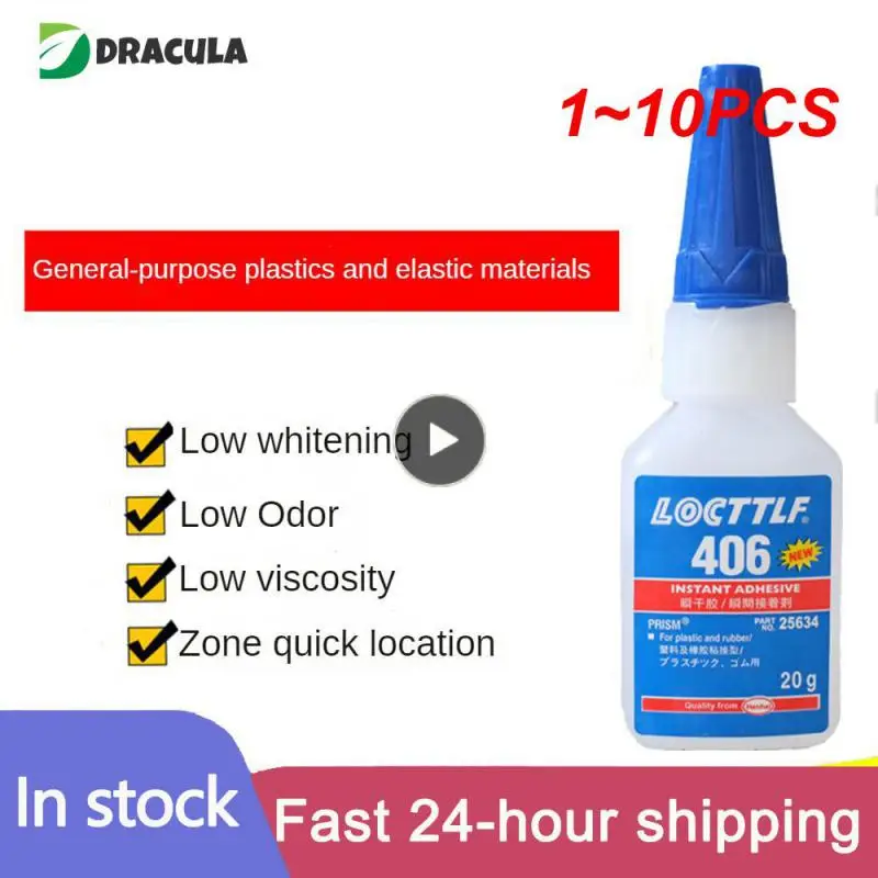 

1~10PCS 20g Loctite 401 403 414 415 415 406 502 Instant Adhesive Bottle Stronger Super Glue Multi-Purpose