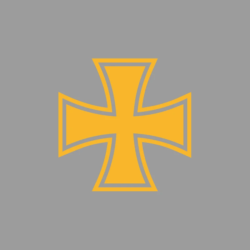 Iron Cross Car Sticker – Distinctive Decor