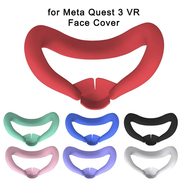 Silicone Protective Cover For Oculus Quest 3 Headset Face Cover Eye Pad  Mask Case Button Cap For Meta Quest 3 VR Accessories - AliExpress