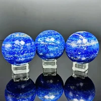 1pc Natural Lapis Lazuli Crystal Ball, Fashion Style Home Decor Accessory stone, Perfect Holiday Gift 2