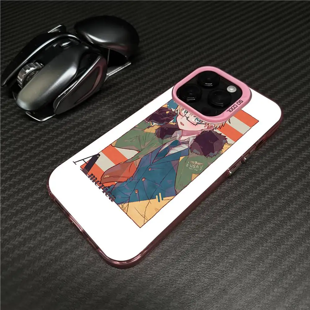 Vibrant Hetalia Axis Powers Cartoon Phone Case with Colorful Back Cover