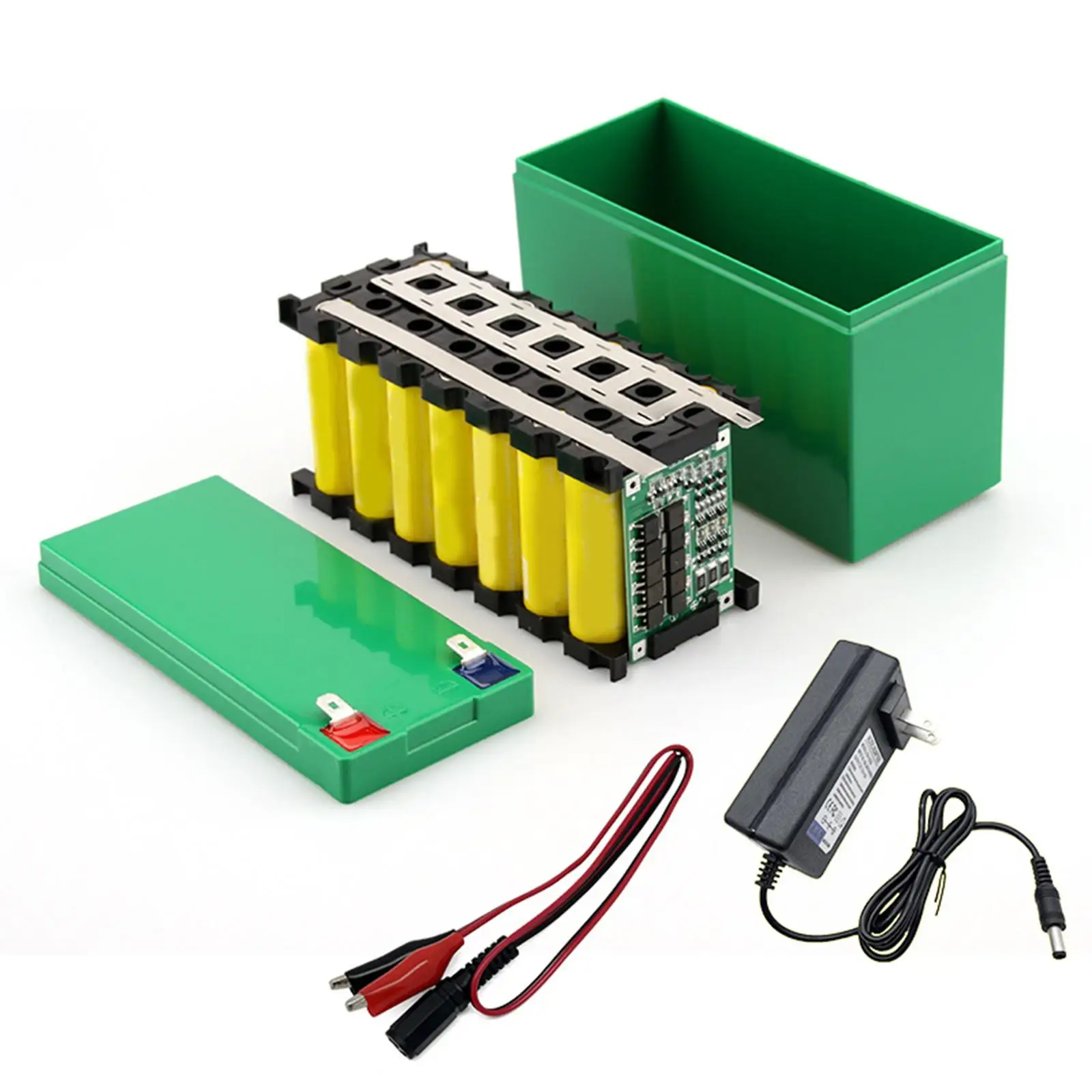 12V7A 배터리 박스 균형 잡힌 분할 포트가 있는 경량 다용도 제품 낚시 하이킹 야외 조명 보트 타기 캠핑에 편리함