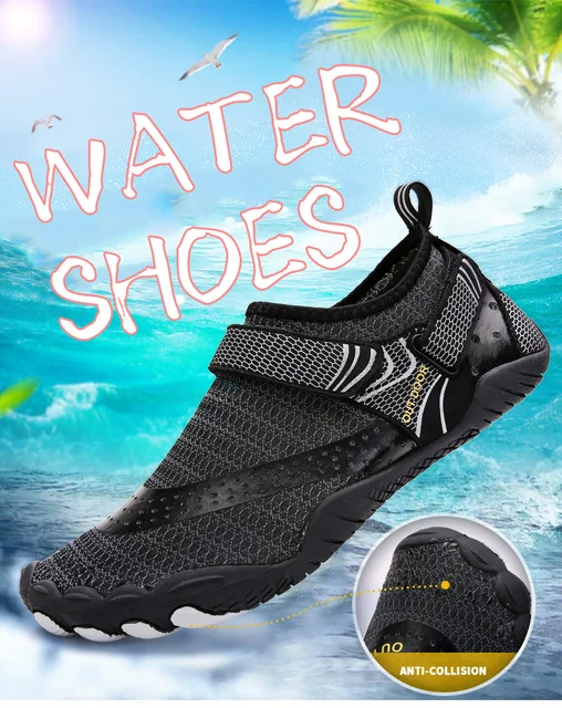 Aqua Shoes Zapatos De Agua Para Hombre, Secado Rápido, Para