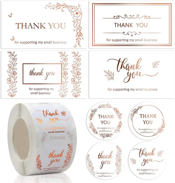 Small Business Stickers Packaging  Small Business Gifts Stickers - 50pcs  Thank - Aliexpress
