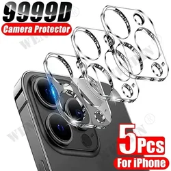 Premium Camera Lens Protector Glass - Full Cover Protective Film for 5 Pcs (16 Pro (16 Pro Max))