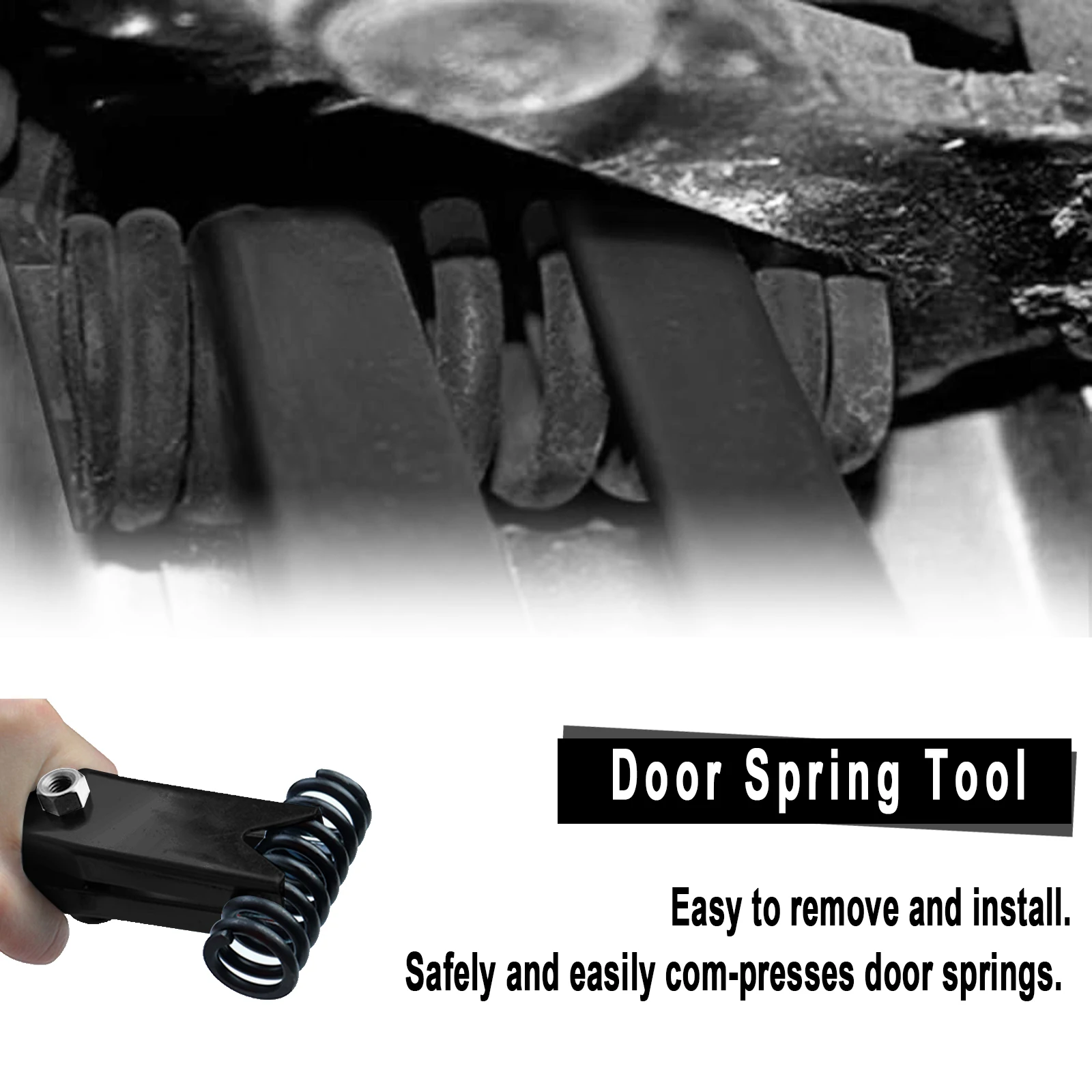 Door Hinge Repair Kit with Spring Tools and Springs Compatible with