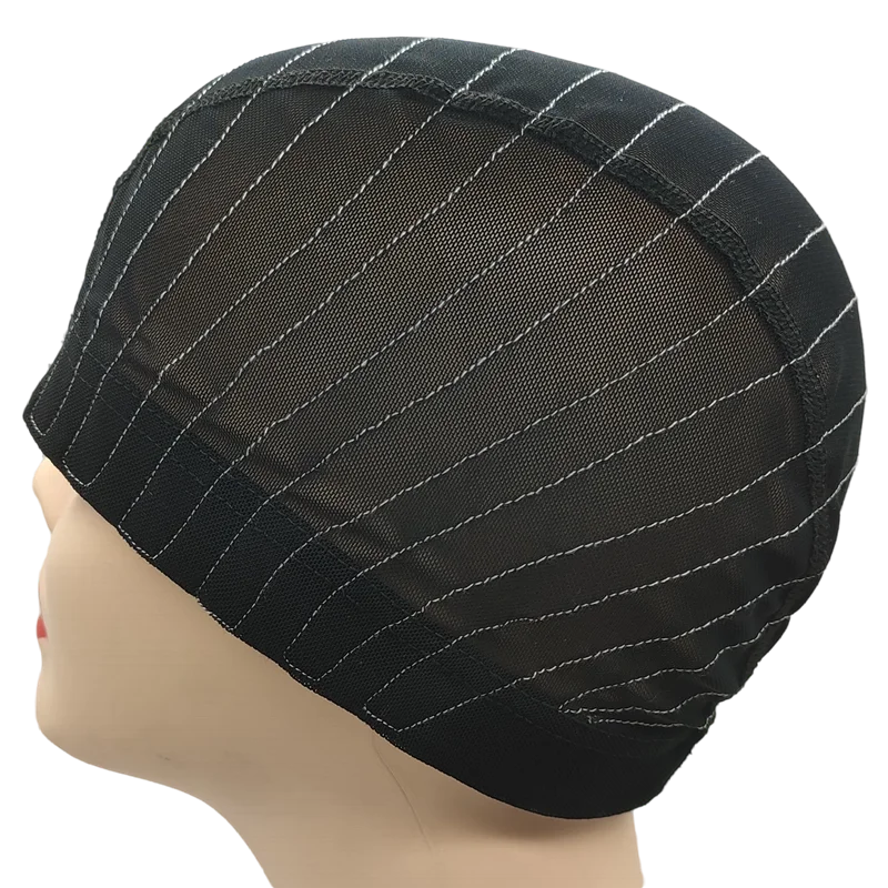 Wig Caps Mesh For Sewing Machine Training 4x4 Lace Closure Spandex Dome Guideline For Making Wigs