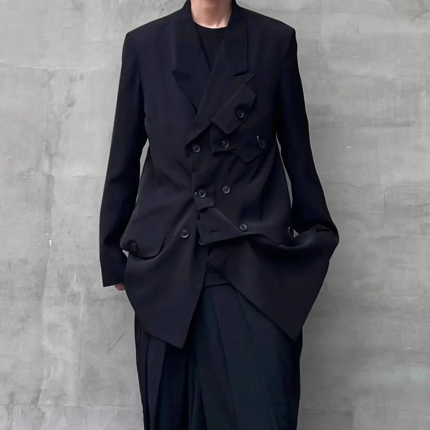 

Owen Yohji Japan Korean Style Clothes men's Suit for men oversize men's clothing