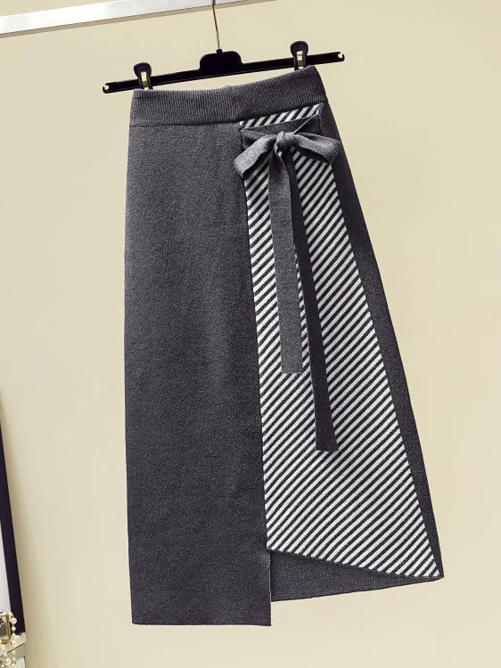 Grey Skirt One Piece