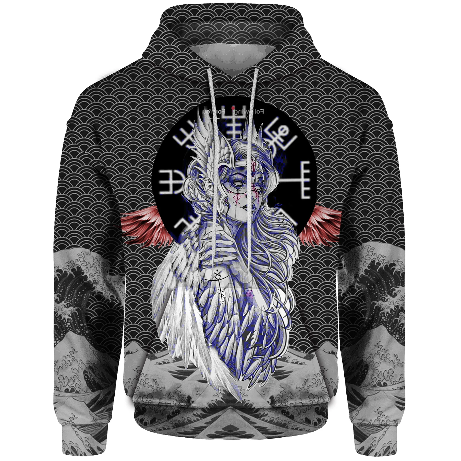 thumbnail image 1 of Sudadera con capucha de Diosa para hombre, ropa Y2k genial, sudaderas con capucha con impresión 3D para hombre, moda de bruja, duraderas, nuevas sudaderas con capucha y jerséis, 1 of 5