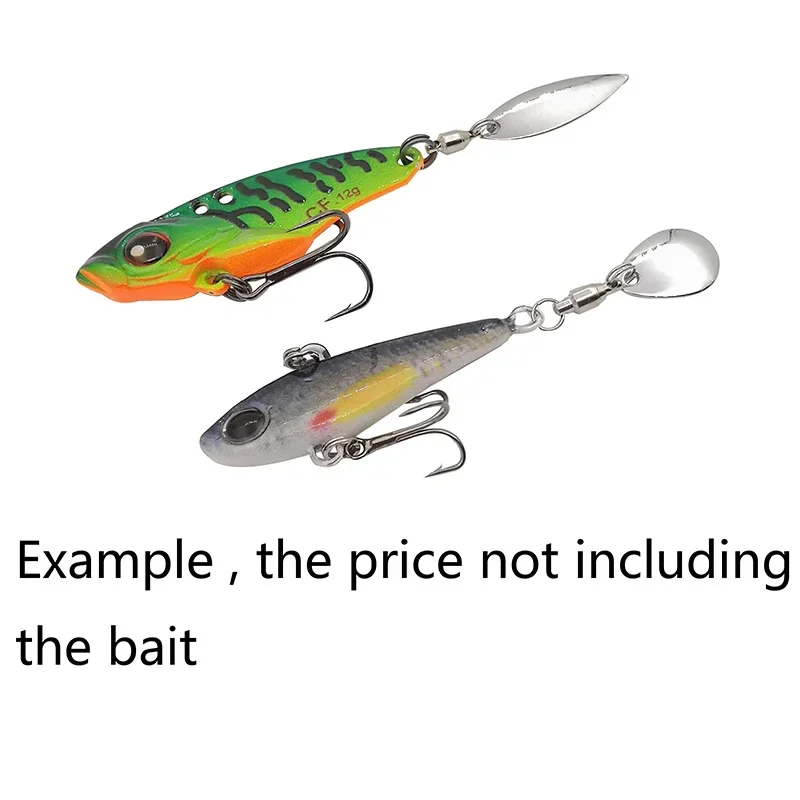 Fishing Accessories 6 Pcs/lot Lure DIY For Spinner Spoon Lures Frogs VIB Reflective Stainless Steel Sheet Noisy Spoons Fishing Accessories