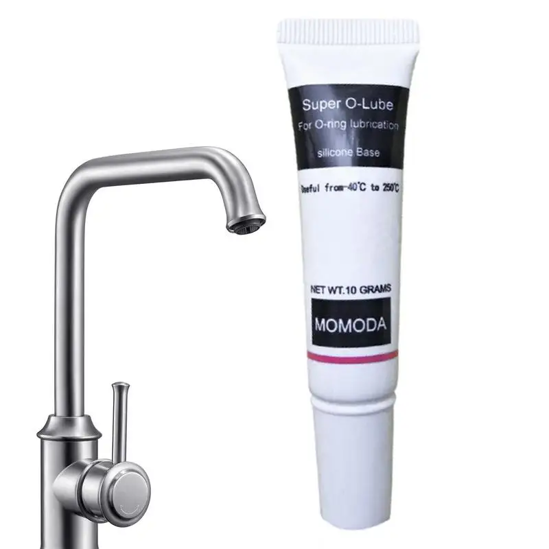 

Silicone Dielectric Grease Tube 10g Waterproof Silicone Faucet Grease Silicon Grease For All Kinds Of O-rings Rubber O-rings PVC