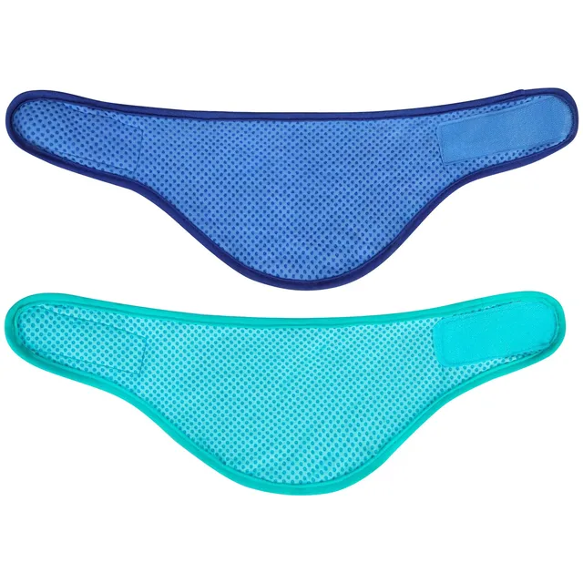 Cooling Bandana for Dogs Cat Super Absorbent Ice Towel Collar Adjustable Pet Bandana for Summer Outdoor Walk Sleep Reusable 2