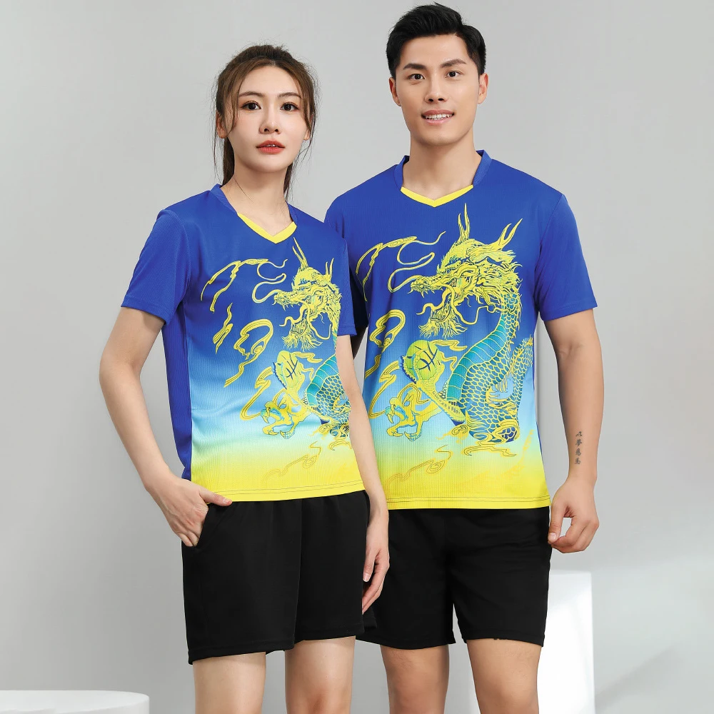Men Women T Shirt Tennis , Badminton Shirts Polo Women Men Tennis jerseys,PingPong Kit Sportswear Golf Elastic Clothes