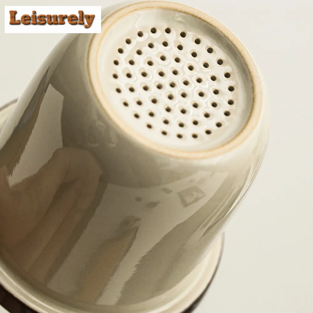 Mountain River Grass Wood Grey Tea Set Kit 1 Pot 3 Cups Tea Brewing Camping Travel Tea Set Portable Tote Bag Tea Ceremony Craft