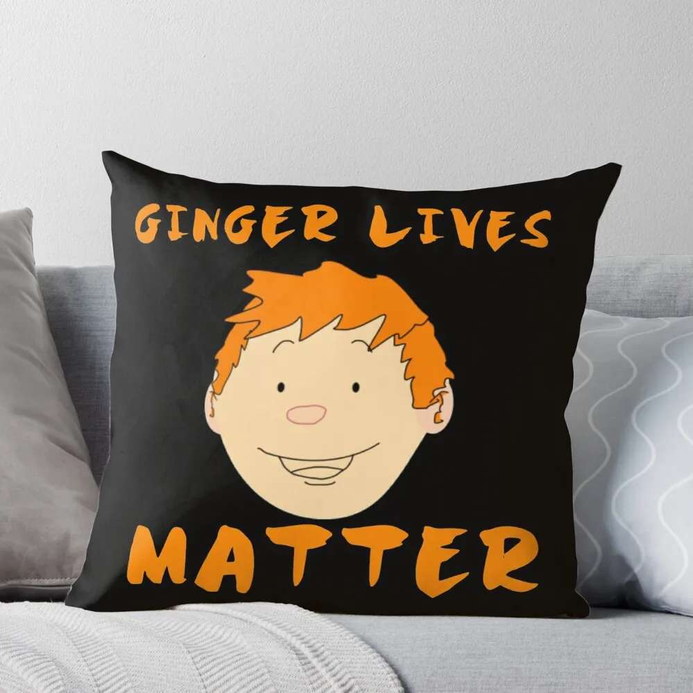 

Ginger Lives Matter, Ginger And Proud Throw Pillow Sofa Covers For Living Room christmas supplies autumn pillowcase