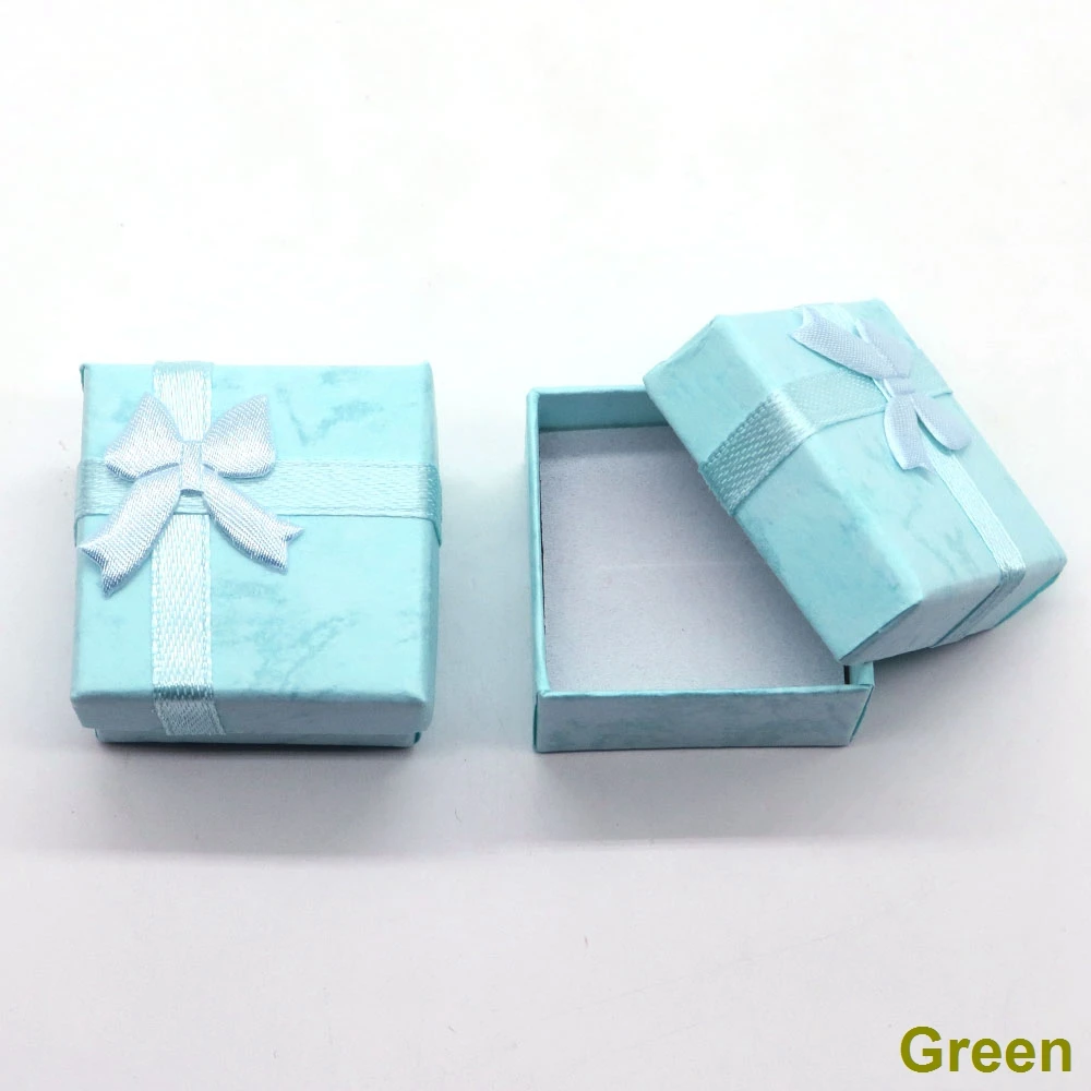 40*40*25mm Modeschmuck Ohrringe Anhänger Ring Box Rechteckige Paket Geschenkboxen – Detail 4