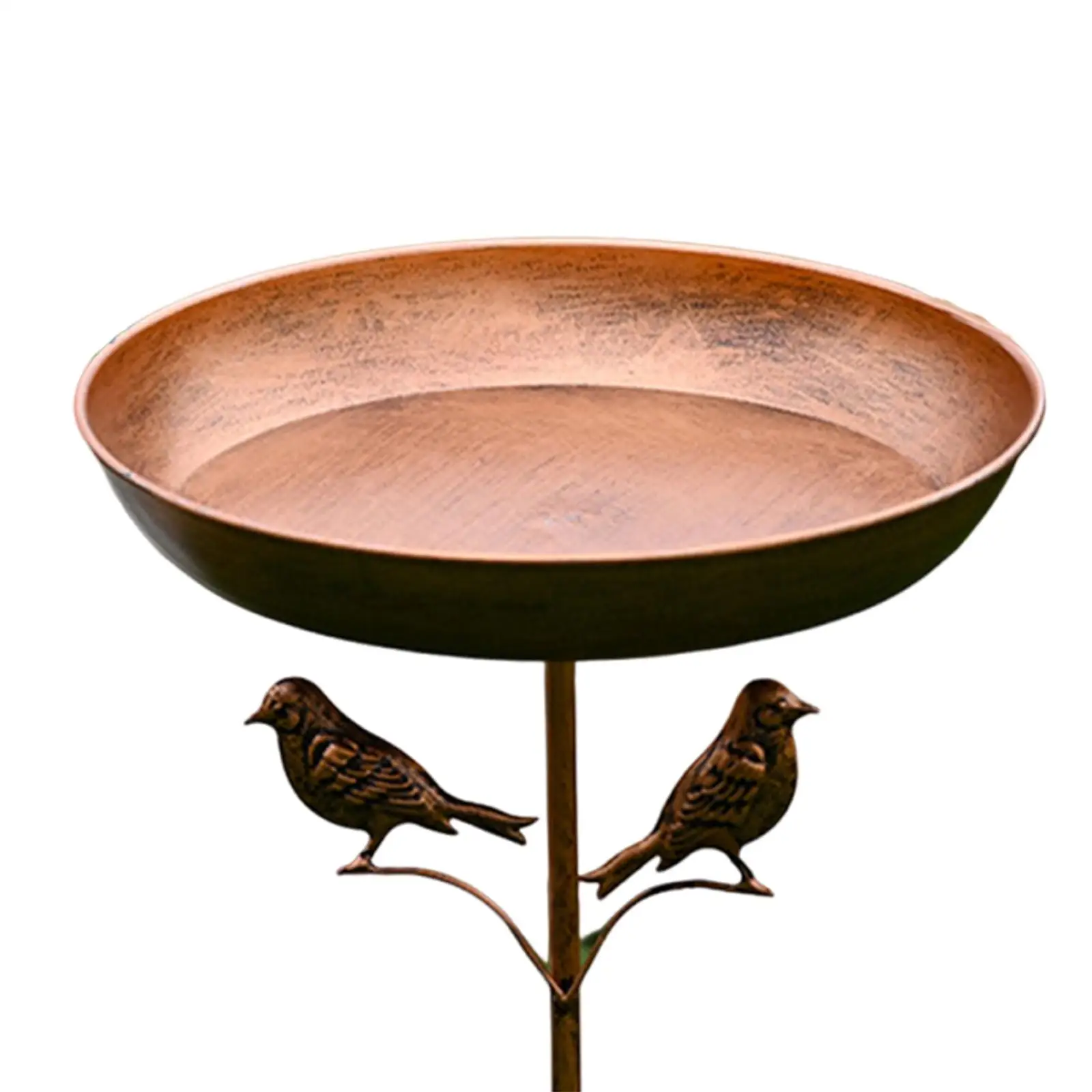 Bird Bath, Freestanding Birdbath Metal Decor Stand 5 Pronged Base Feeder Bowl Bird Feeder for Outdoors Patio Bird Bath, Freestanding Birdbath Metal Decor Stand 5 Pronged Base Feeder Bowl Bird Feeder for Outdoors Patio