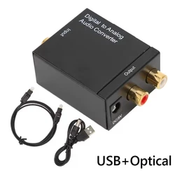 High - Performance Digital to Analog Audio Converter with RCA Output (BROWN)