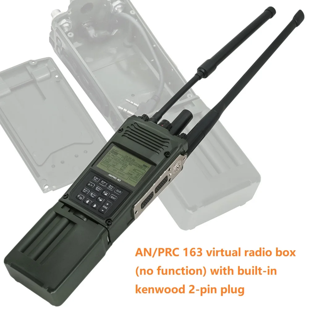 TacticalANPRC163HarrisMilitaryRadioDummyVirtualBoxPRC163Non