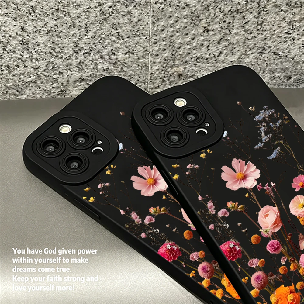 Wildflower Meadow Soft TPU Phone Case with Full Camera Protection