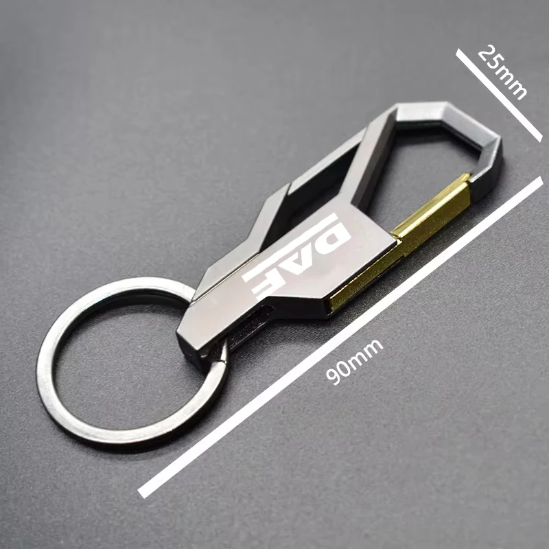 Llavero De Fibra De Carbono Para DAF XF 95/105/CF/LF - Accesorio Decorativo Y Antipérdida Para Llaves De Coche