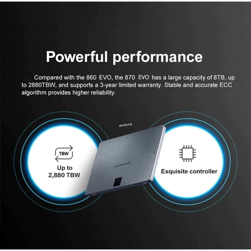  SSD 870 EVO  ָ Ʈ ̺, 2.5 ġ SATA3  ũ, 2TB 1TB ϵ ̺ ũ, PC Ʈ ǻͿ, 4TB