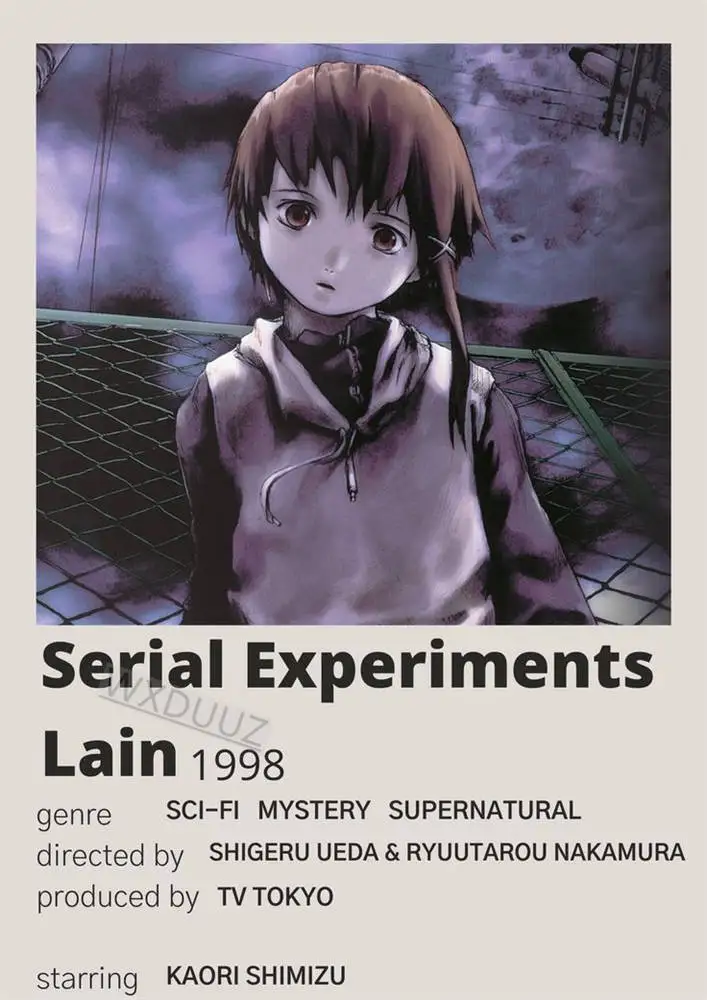幻級】1998's serial experiments lain ポスター 幻級】1998's serial
