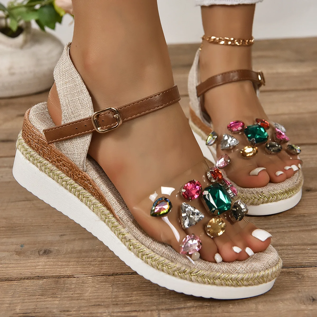 2024 summer women's shoes new fashion sandals slippers Breathable comfortable sports casual shoes women's shoes beach sandals
