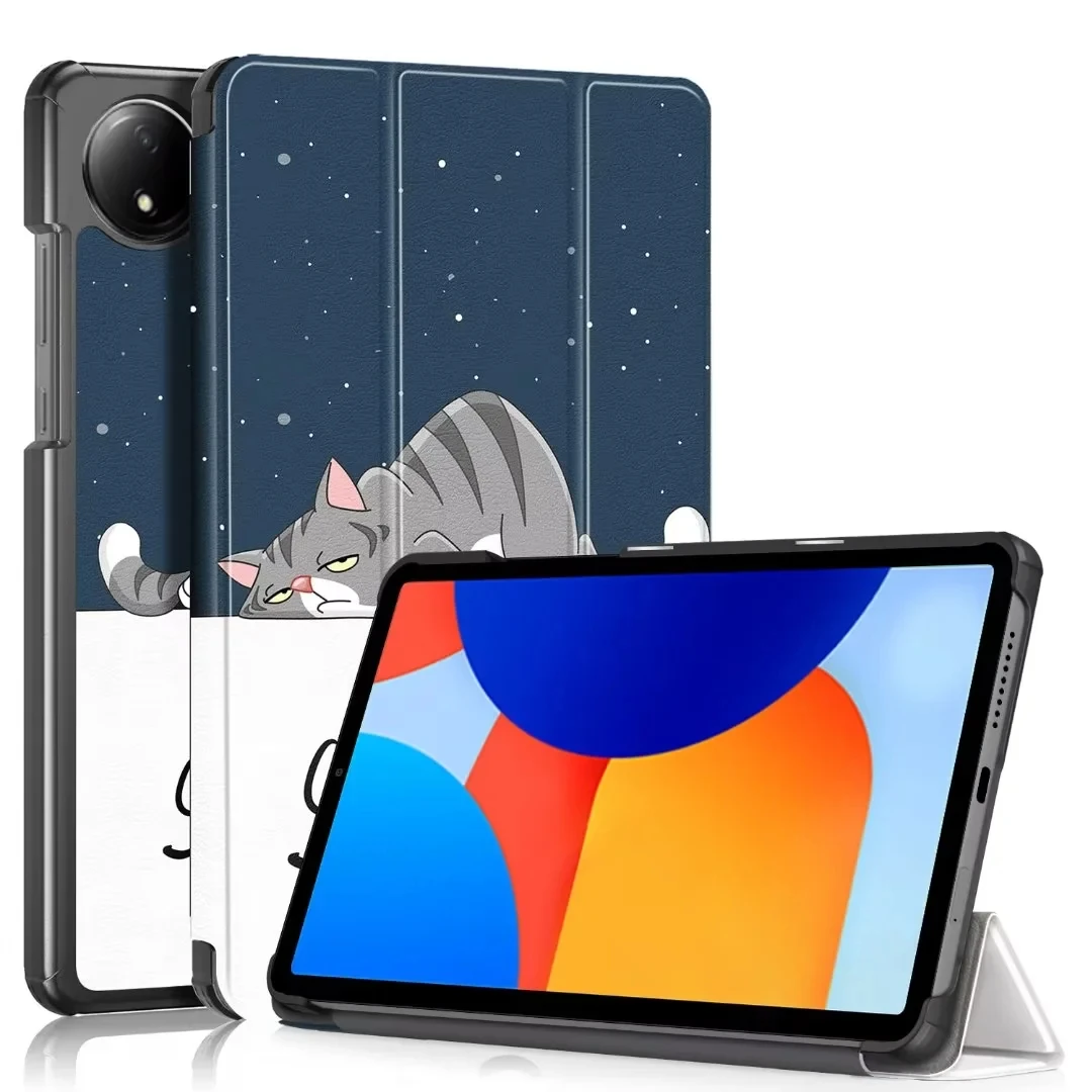 Premium Magnetic Trifold PU Leather Stand Cover